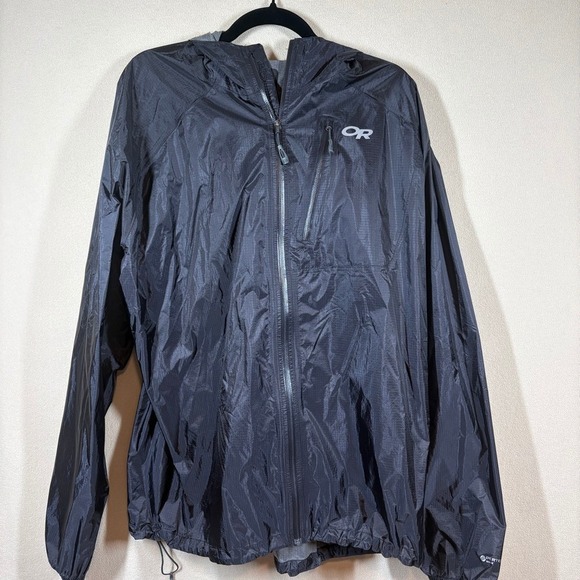 Outdoor Research Other - Outdoor Research Mens Packable Helium II Jacket Waterproof Rain Shell XXL Black